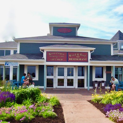 The North Cape Wind Energy Interpretive Centre, on the northwest part of the island. 