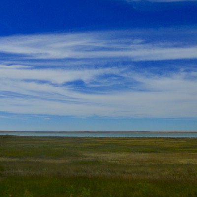 Two hundred years ago, it would be possible to see a herd of more than a hundred thousand buffalo at such a large body of water. 